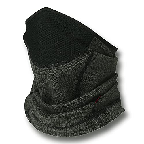 Kakveiai Braga de Cuello Moto Bandana, Bufanda Tubular, Braga Cuello Hombre Mujer Moto, Transpirable Cómodo Elástico, talla única, para Moto Ciclismo Senderismo Deportes(Negro)