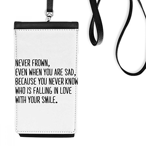 Portefeuille cadeau original : Pochette téléphone en cuir suspendue au design inspirant