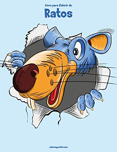 Livro para Colorir de Ratos: 1