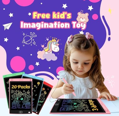 Image of LCD Writing Tablet 16 inches Paperless Memo Digital Tablet Pad for Writing /Drawing /Scribble Board /Erasable Doodle Pad for Educational Toy for Kids 16 inch Multicolour (16-inch)