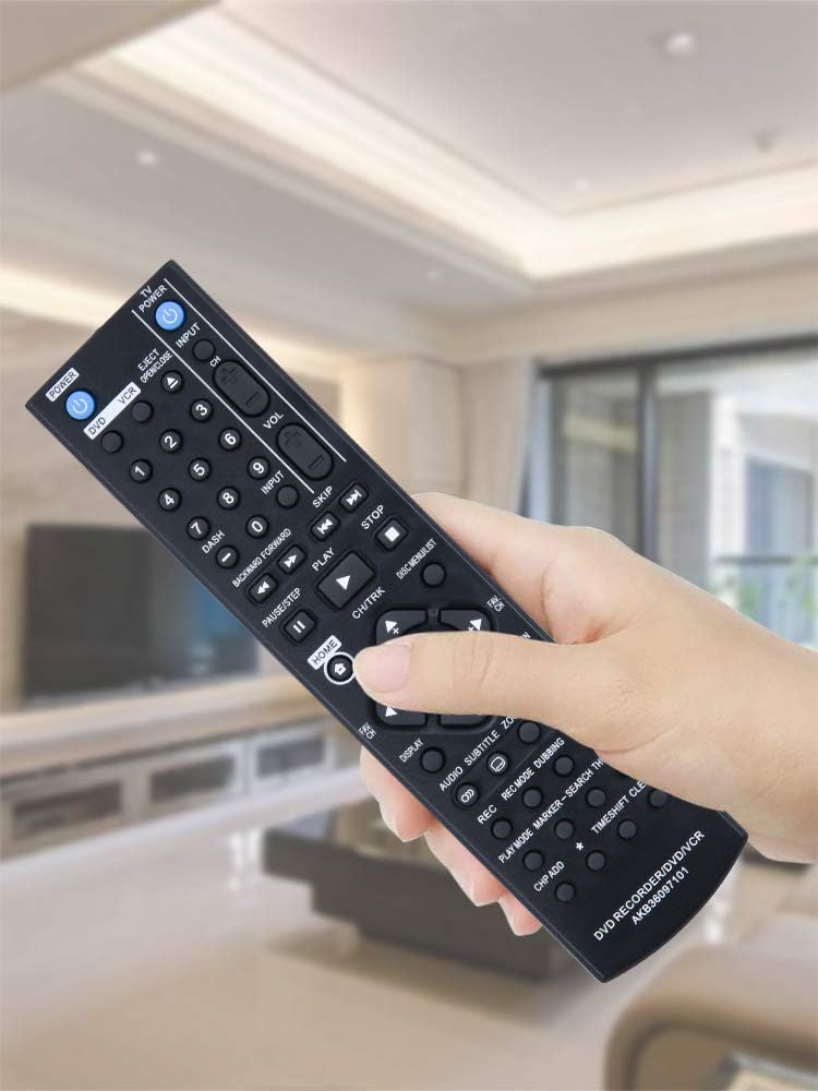 Discount New Replacement Remote Control AKB36097101 for LG DVD Recorder/Cassette Recorder RC397H-M RC397H-M RC897T.BUSALLK RC700N RC897T RC286H RC797T RC286H-M RC297H-M RC397H-M_BUSALLK