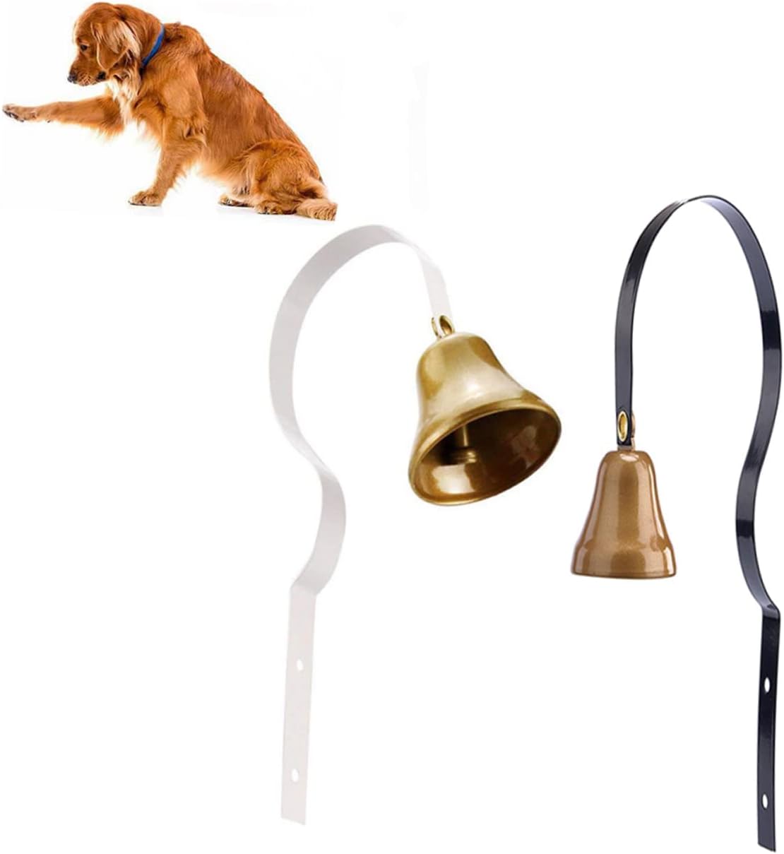 SUPVOX Housetraining Tool 2 Pcs Metal Dog Doorbells for Training and Communication