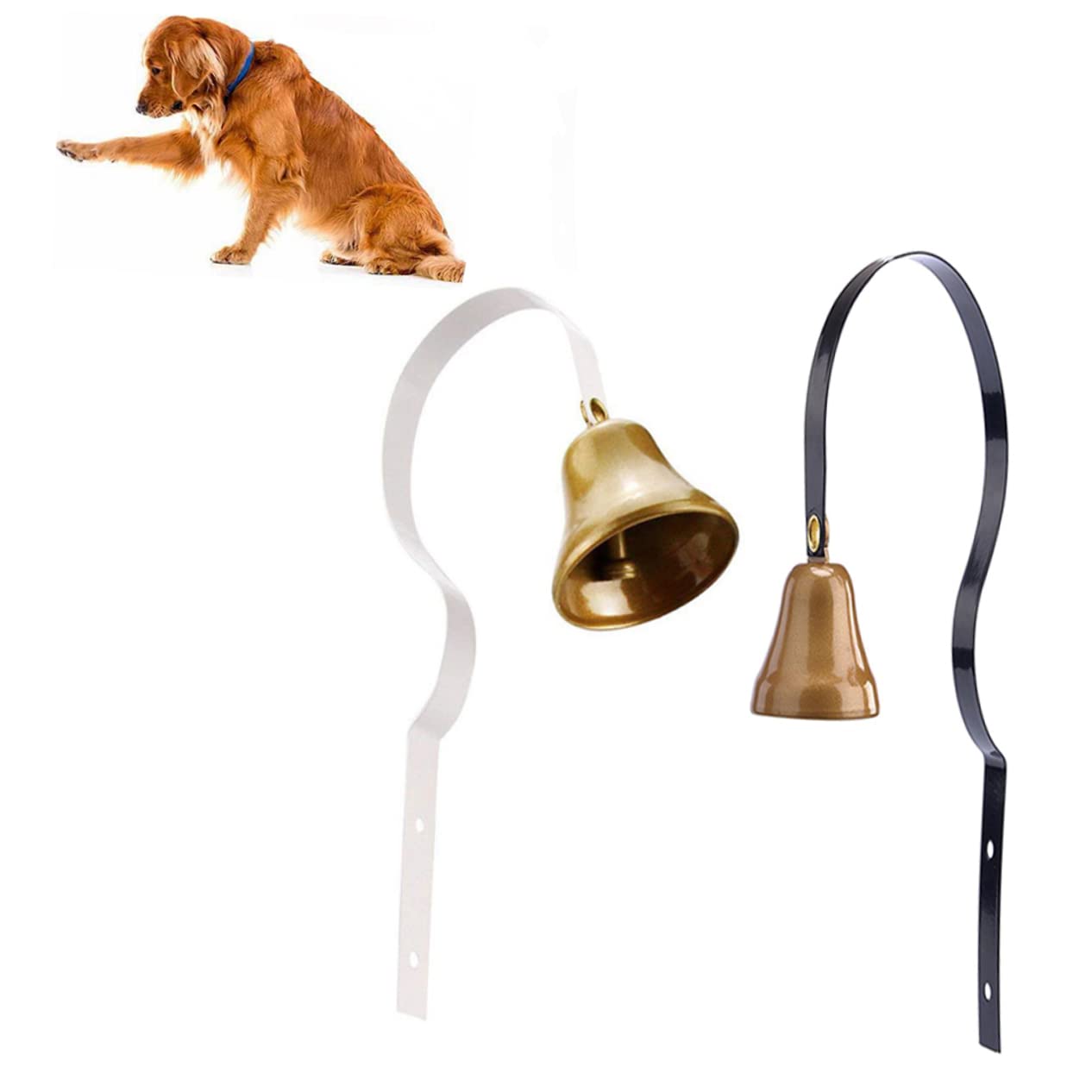 SUPVOX Housetraining Tool 2 Pcs Metal Dog Doorbells for Training and Communication