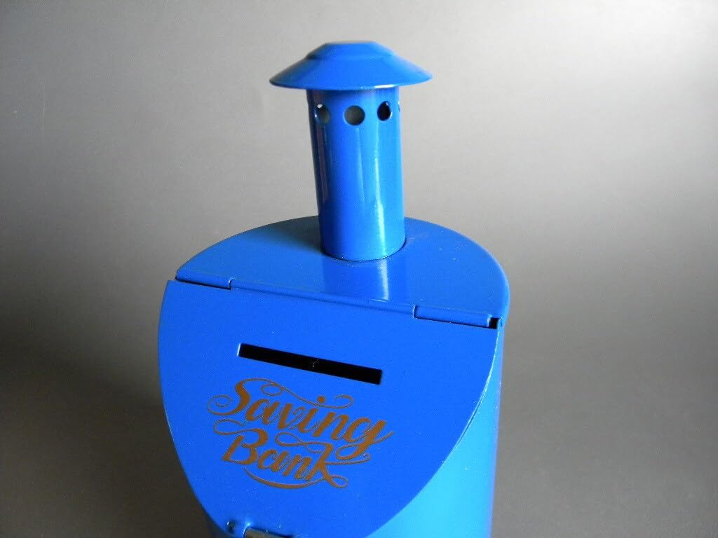 当時物 TRASH BURNER 鍵付き BANK ユニーク焼却炉 ブリキ日本製 コインバンク 卓上 小物入れ 貯金箱 送料無料】貯金箱 おしゃれ  マネーバンク 子供 硬貨 コイン お札 紙幣 鍵付き 家型 可愛い 飾り付き 手提げ金庫 おもちゃ 大容量 小銭投入ボックス お金 お年玉 コイン  ...