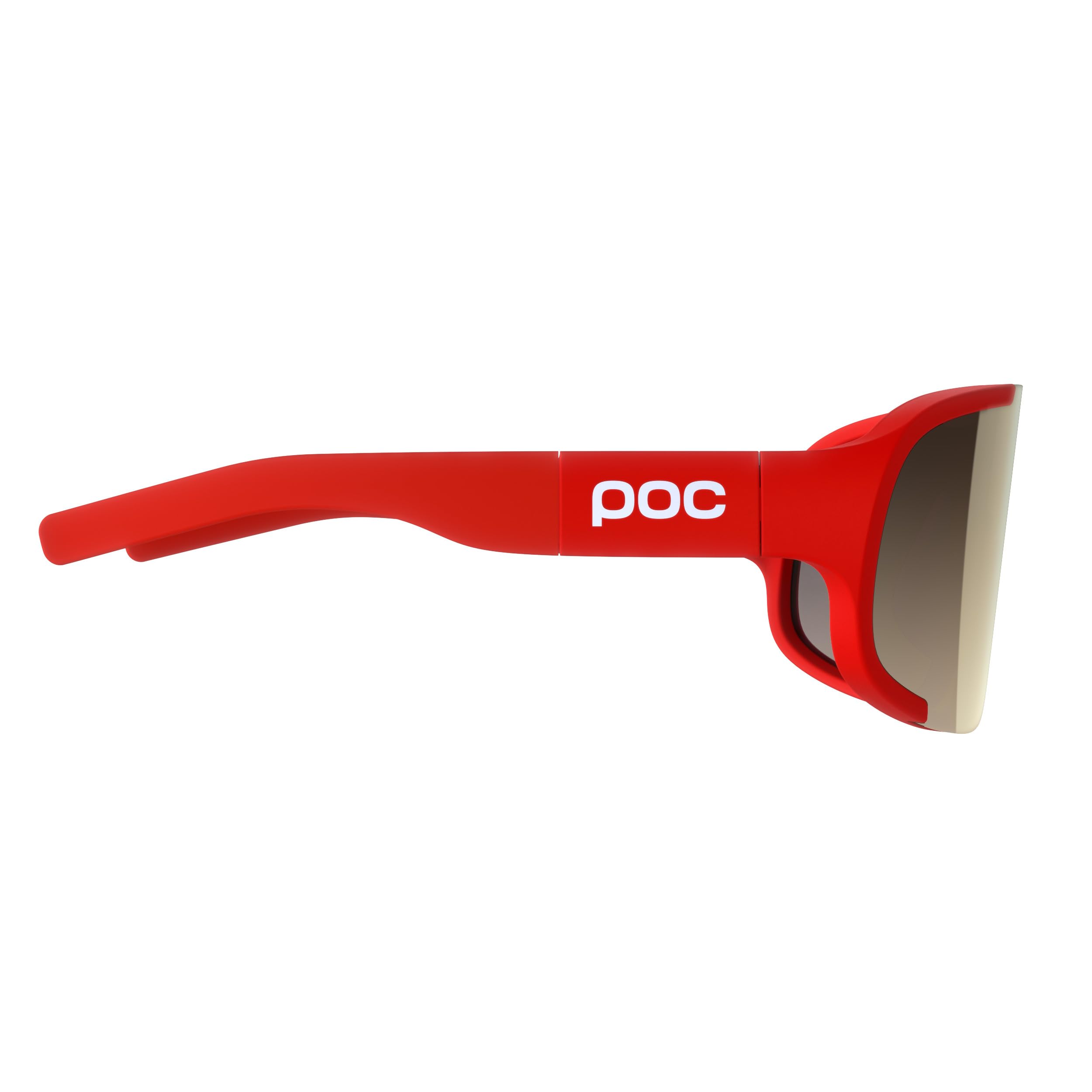 POC Unisex Adult Aspire okulary przeciwsłoneczne, Prismane Red/Clarity Road/Partly Sunny Gold, One Size, Prismane Red/Clarity Road/Partly Sunny Gold, jeden rozmiar
