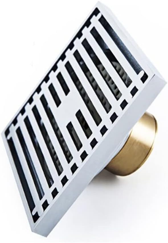 Square Floor Waste Grates Bathroom Shower Drain Antique Bronze or Chrome or Brushed nicke Floor Drain(E)