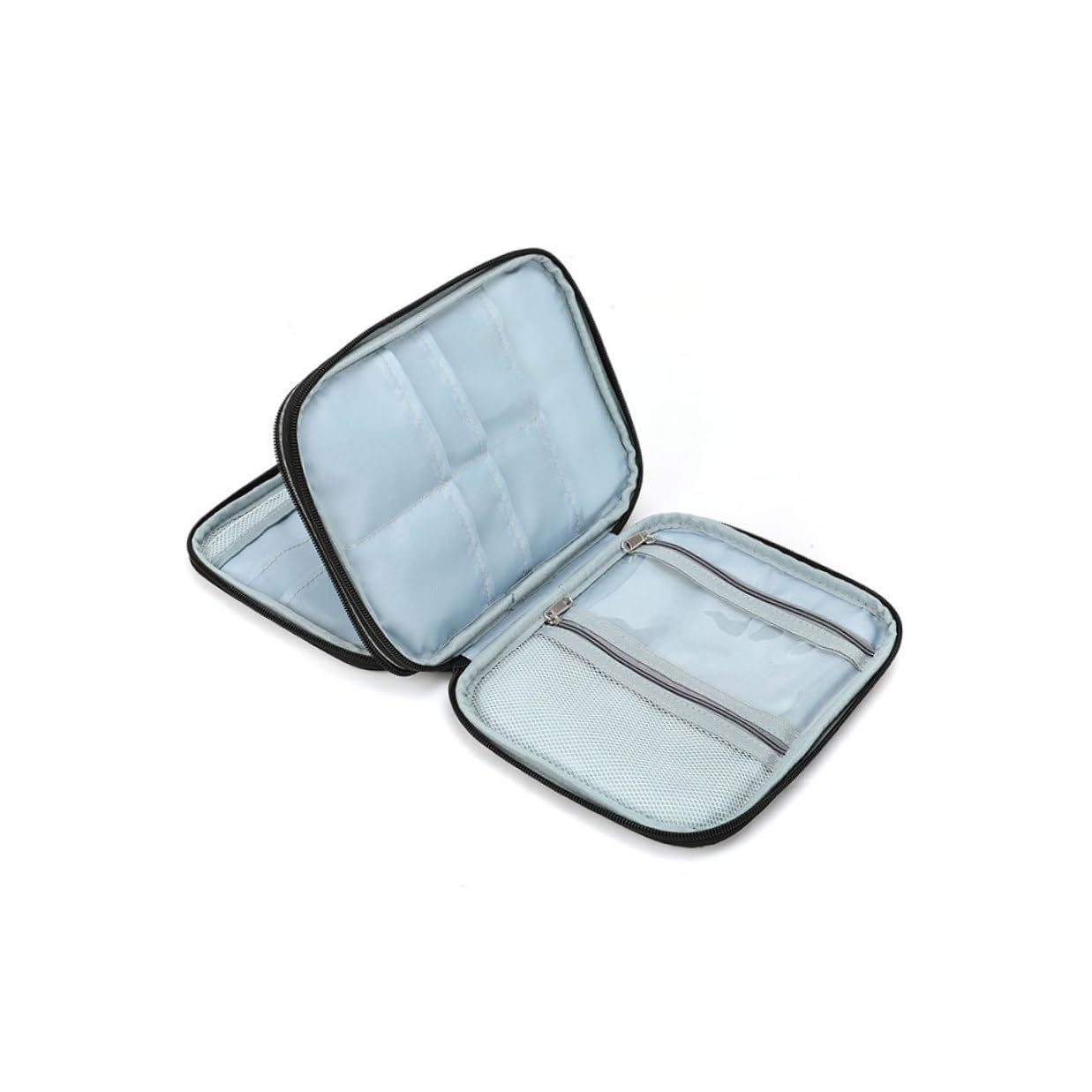 HOODANCOS Juego de Agujas de Tejer Multifunción 2-10 MM con Bolsa de Almacenamiento Oxford y Accesorios Completos para Tejido Kit de Crochet Colorido Adecuado para Manualidades y Costura