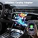 Wireless CarPlay Adapter for iPhone– Super mini 2 in 1 Plug Convert Wired to Wireless Car Play Dongle for Apple iOS 10+ , Instant Connectivity, Fit for Cars with Built-in CarPlay, Black Silver