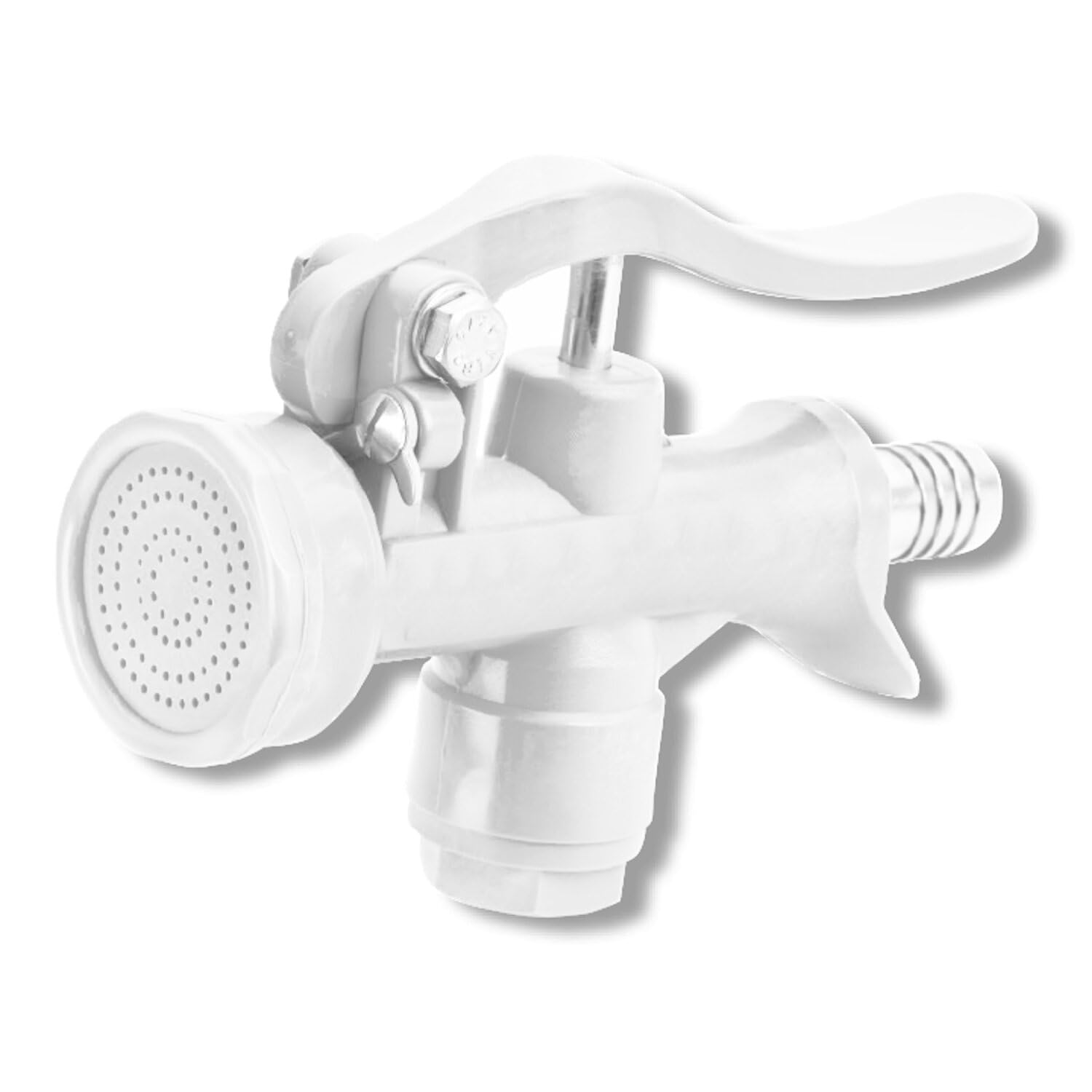 TronicXL Ducha de lavado profesional, 3/4 pulgadas, 19 mm, color blanco, pistola de limpieza, ahorro de lavado