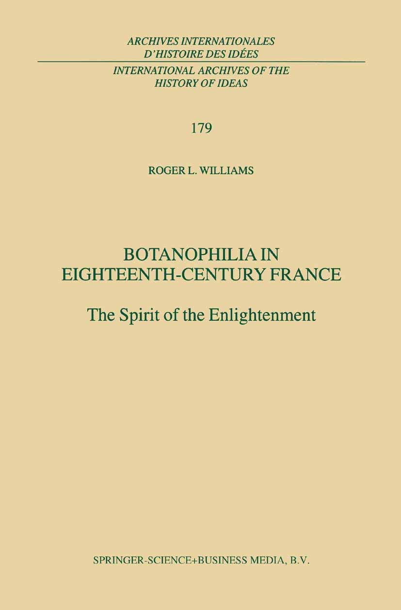 Botanophilia in Eighteenth-Century France livre de sciences naturelles