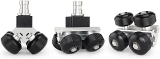 PROAIM Track Wheel Set for Proaim Portable Dolly | Adapts 1-2” Track Systems, Aluminum Made Holds 500kg / 1100lb Payload| for Straight/Curve Track (DW-PRTD)