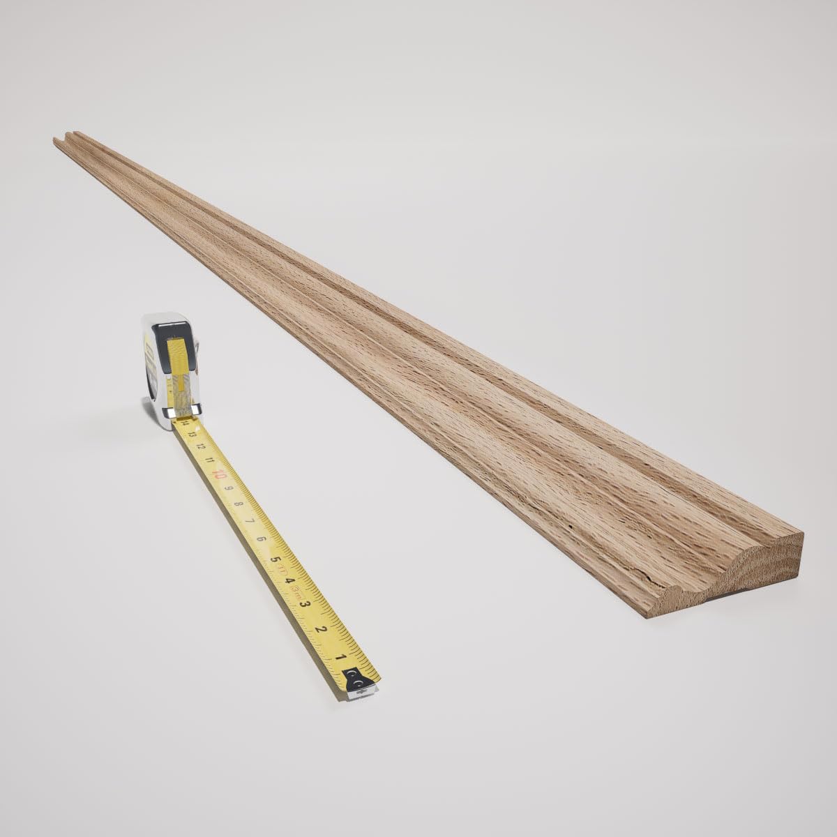 Americraft Mission Casing Moulding, Solid Hardwood, 11/16"D x 2 1/2"W x 96"L, Stain Grade Red Oak