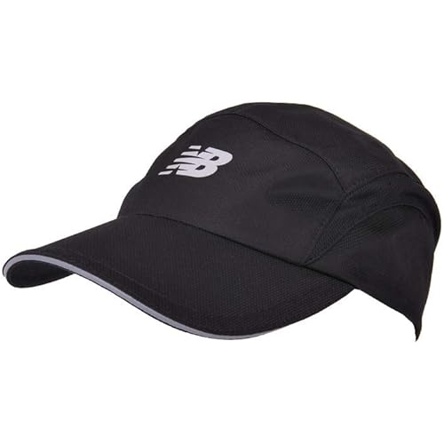 New Balance Men's and Women's 5-Panel Moisture Wicking Performance Hat, Athletic and Lifestyle Wear, One Size Fits Most