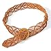 Suyi Boho Belt for Women Braided Woven Belts Bohemian Waist Belts for Dress Brown