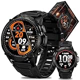 CARBINOX Blaze Smart Watch with GPS – Rugged Fitness Trackers, IP69K Waterproof, 170+ Sports Modes, Gorilla Glass, Make/Receive Calls, Step Counter Watch, Android & iOS Compatible