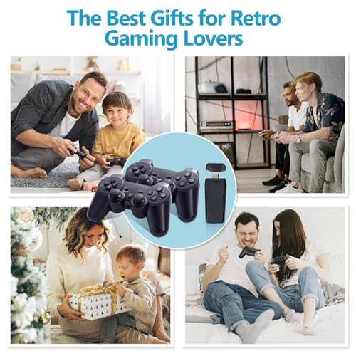 Retro Game Console, Wireless Retro Game Console, Plug & Play Video TV Game with 20000+ Built-in Games, 4K HDMI Output, and 2.4GHz Wireless Controller, 9 Classic Emulators - Image 7