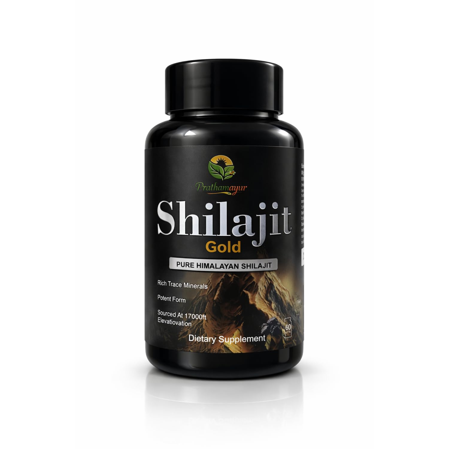 Shilajit Gold Capsules for Men & women | Pure Himalayan Shilajit 500 mg | Ayurvedic Supplement for Stamina, Energy & Vitality | 60 Capsules | Performance Booster – Ayurvedic Capsule