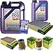 Produktbild QR-PARTS 69348088 Filter Set Inspektionspaket 6 Liter Motoröl Leichtlauf High Tech 5W-40 MANN-FILTER Innenraumfilter Kraftstofffilter Luftfilter Ölfilter
