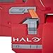 Nerf Halo Mangler Dart Blaster - Pull-Back Priming Handle, Rotating 6-Dart Drum - Includes 6 Official Elite Darts