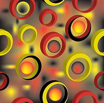 WallSkin Interior Non-Woven Washable 3D Wallpaper Size 5 x 5 (25 Sqft) PVC for Living Room Bedroom Commercial Space Abstract 3 Design-20