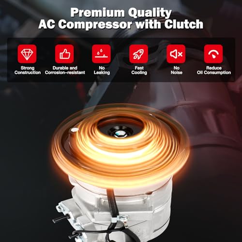 Image of cciyu Air Conditioning Compressor for Toyota RAV4 2.0L 2.4L 2001-2005
