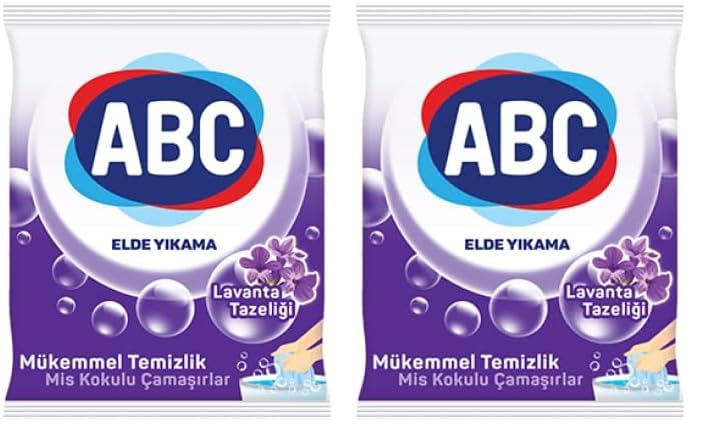 ABC Toz Deterjan 600 gr Lavanta 2li paket