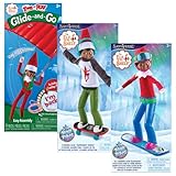 The Elf on The Shelf Action Set: Magi-Freez Swish and Sleigh Snowboarder, Magi-Freez Holly Jolly Skateboarder & Glide n' Go Glider