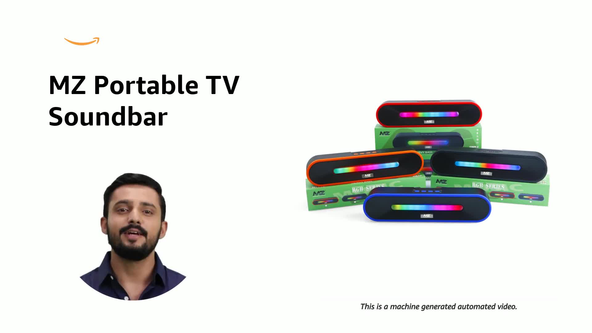 未開封 ギャラクタス 14インチ 電飾 音声付 MZ M14VP (Portable Home TV SOUNDBAR) Dynamic Thunder Sound 1800mAh