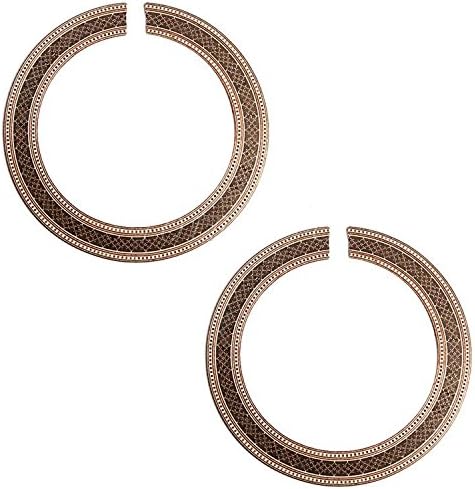 2pcs B-42 Guitar Rosettes Wood Inlaid Rosette for Classical Guitar