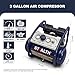 STEALTH Air Compressor 3 Gallon, Quiet Air Compressor, Oil-Free Air Tool, for Tire Inflator, Auto Repair, Woodwork Nailing (SAQ-1301)