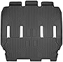 SMARTLINER Floor Mats 2nd and 3rd Row Liner Black for 2017-2021 Chrysler Pacifica 7 or 8 Passenger Model (No Hybrid or Pinnacle Models)