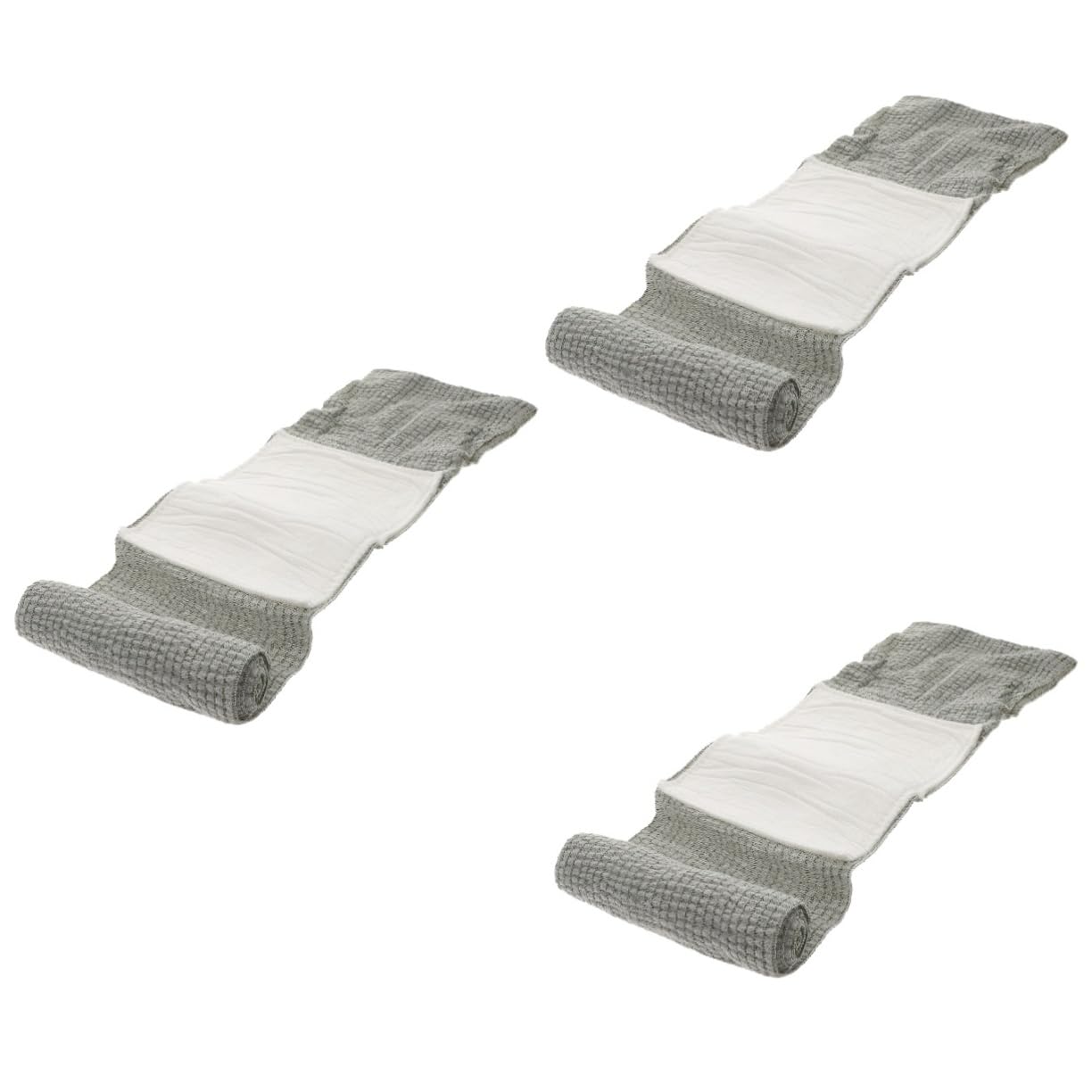 minkissy 3pcs Emergency Trauma Dressing Hemostatic Control Compression Bandage for Outdoor First Aid Material for Skin Safety for Wounds and Injuries