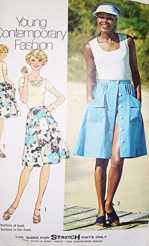 Patron de couture Simplicity 6968 édition collector OOP avec hauts jupes et short