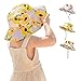 Winmany BéBé Chapeau De Soleil éTé Plage Chapeau Floral RéGlable Enfants Casquette De PêChe Protection Solaire Large Bord Seau Chapeau pour GarçOns Filles 0-5 Ans (Yellow, Small 0-2 Years)