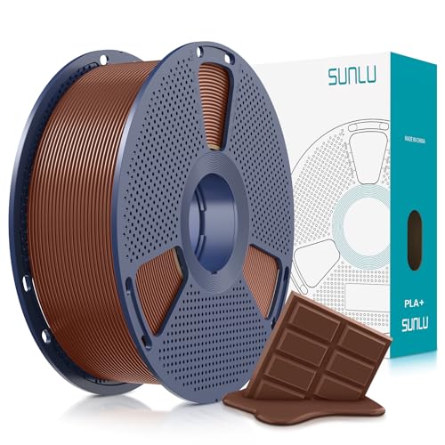 SUNLU PLA+ 3D Printer Filament 1.75mm, Chocolate, 1kg