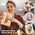 Blank Tattoo Practice Skins - Autdor 10Pcs Tattoo Skin Practice Double Sides 8x6 Fake Skin Tattooing and Microblading Eyebrow Practice Skin for Tattoo Supplies,Beginners and Experienced Artists
