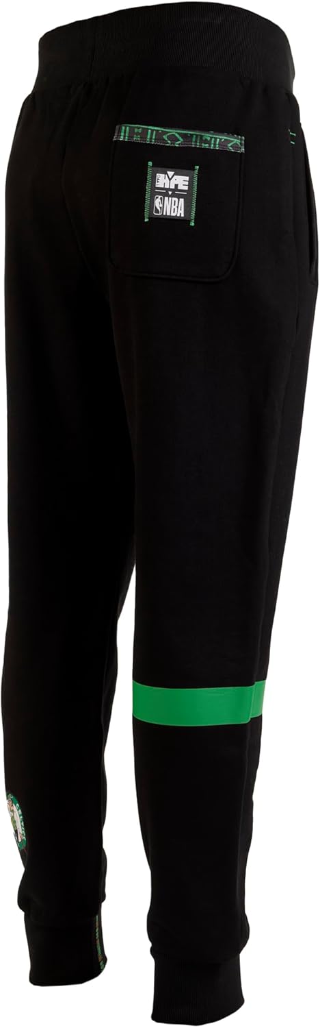 Two Hype NBA Men’s Knitted Fleece Jogger | Heavyweight 100% Cotton Sweatpants for Warm, Soft, Casual Daily Wear