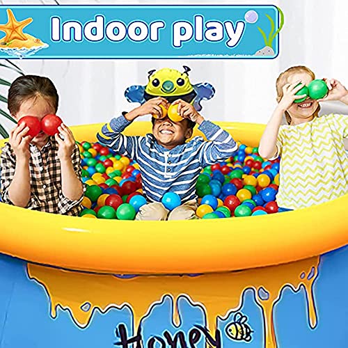 FHISD Aufblasbarer Pool für Kinder, verdicken PVC rundes Planschbecken für Kinder, auslaufsicheres Wasser Familienpool… – Bild 7