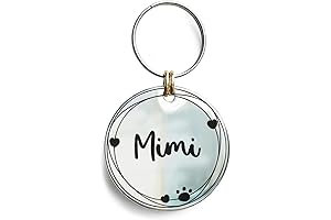 Custom Dog Tags for Small Dogs: Personalized 9 Corolla Styles Flower Wreath
