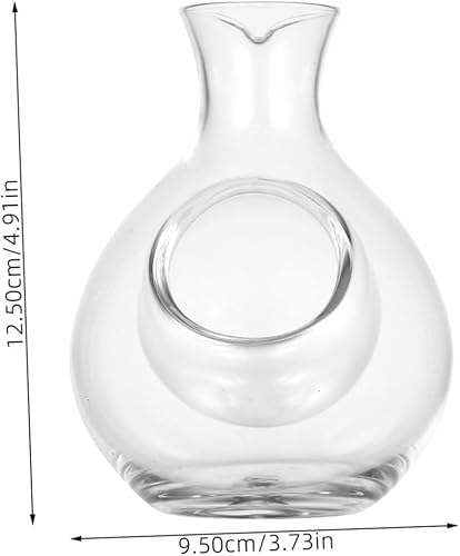 Miniatura 2 de SHERCHPRY Decantador de vidrio japonés, botella de hielo, decantador de vino, dispensador de vino helado para bar (10.1 fl oz)