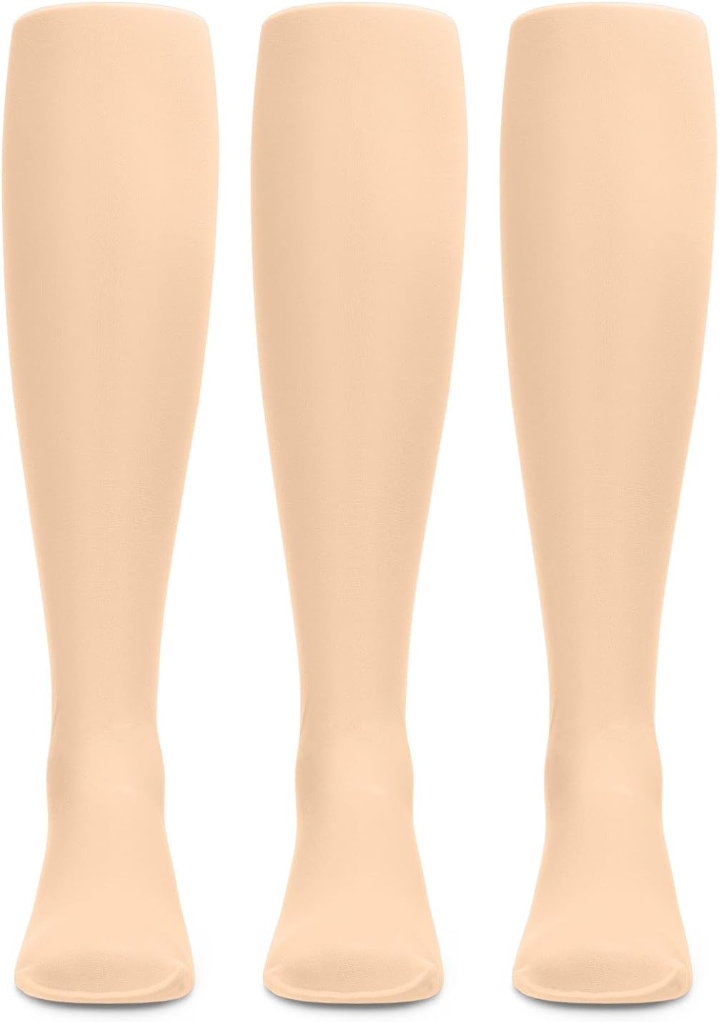 MeMoi Girls' 3 Pair Pack Basic Sheer 30 Denier Tights