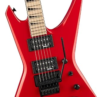 Jackson X Series Warrior™ WRX24M, Maple Fingerboard, Ferrari Red - Les Beatles, Paul McCartney, John Lennon, RIngo Starr, George Harrison Jackson X Series Warrior™ WRX24M, Maple Fingerboard, Ferrari Red – Image 5
