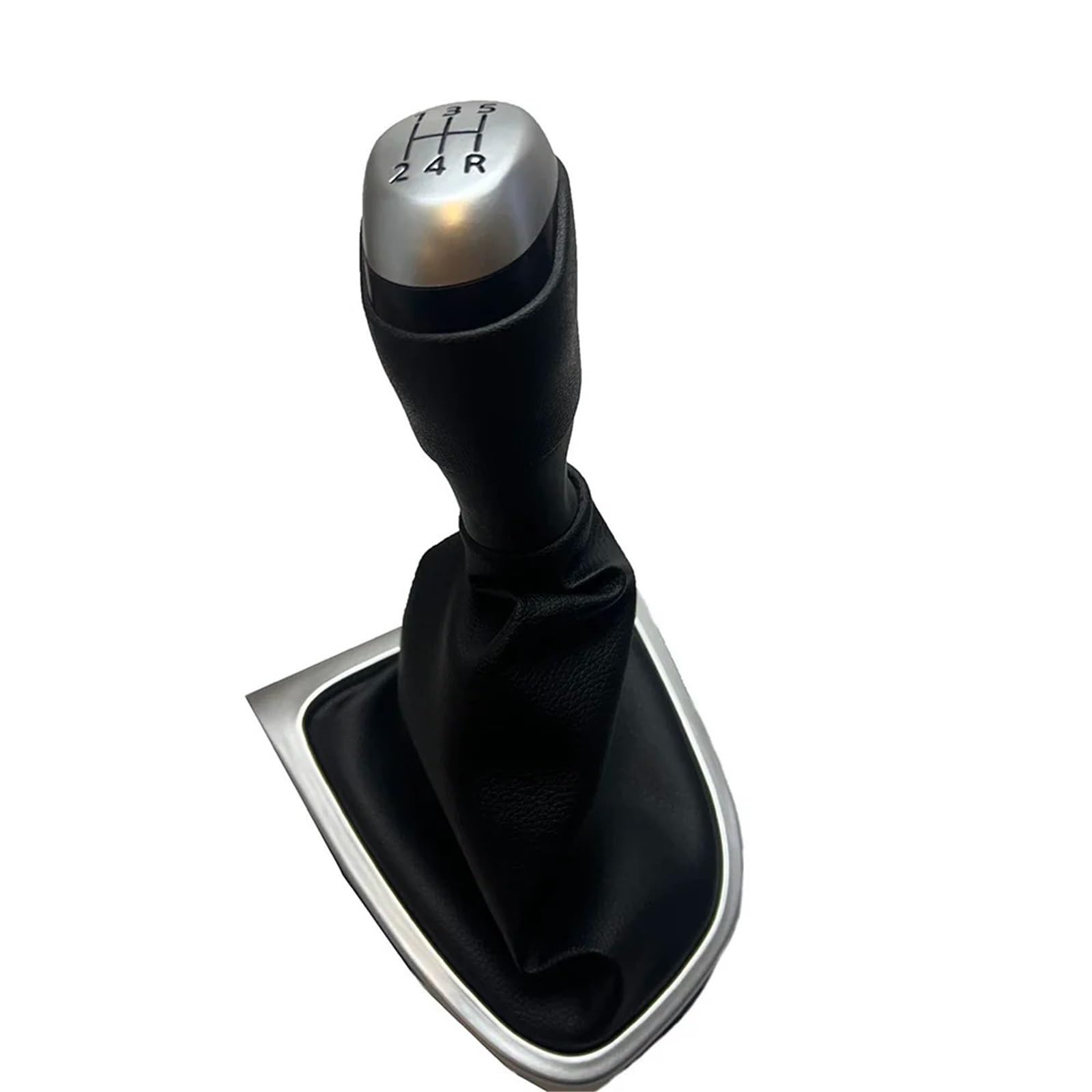 Xexjhqq Matt 5 Speed Gear Stick Knob For Clio 4 Iv Mk4 2012-2019 Lhd 5/6 Speed Gear Shift Knob Gaiter Boot Cover Stick Change Head With Gearbox Dust(Matt 5 Speed)