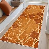 Alfombra de pasillo lavable a máquina: alfombra de cocina antideslizante lavable son fáciles de limpiar, puedes lavar las manchas o usar una aspiradora para un cuidado diario sencillo, también puedes ponerlo directamente en la lavadora para una limpieza profunda. Nuestras docenas de pruebas de lavado a máquina han demostrado que las alfombras de cocina frente al fregadero pueden soportar lavados frecuentes a máquina sin deformarse.