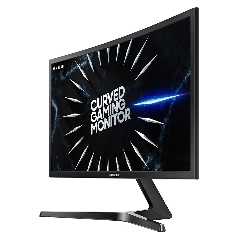 Samsung C24RG50FQU, Ecran PC Gaming incurvé, Dalle VA 24 ", Résolution Full HD (1920 x 1080), 144 Hz, 4ms, AMD Freesync, Noir