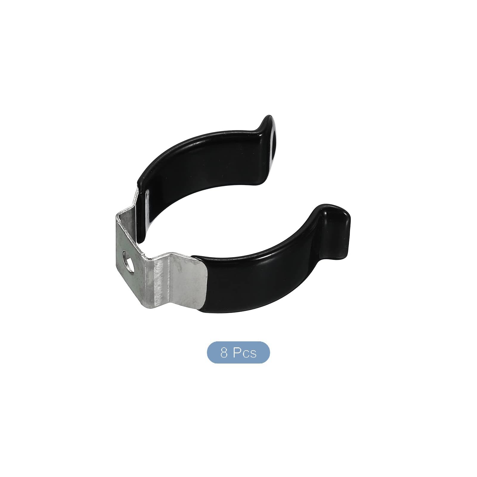 TOP-VIGOR 8Pcs T10 U Clips Holder Bracket for LED Light Bulb Mounting Bracket Support Stainless Steel Fluorescent Tube Holder Pipe Clamps Spring Holder Tool Clips to Prevent Sagging - Image 3
