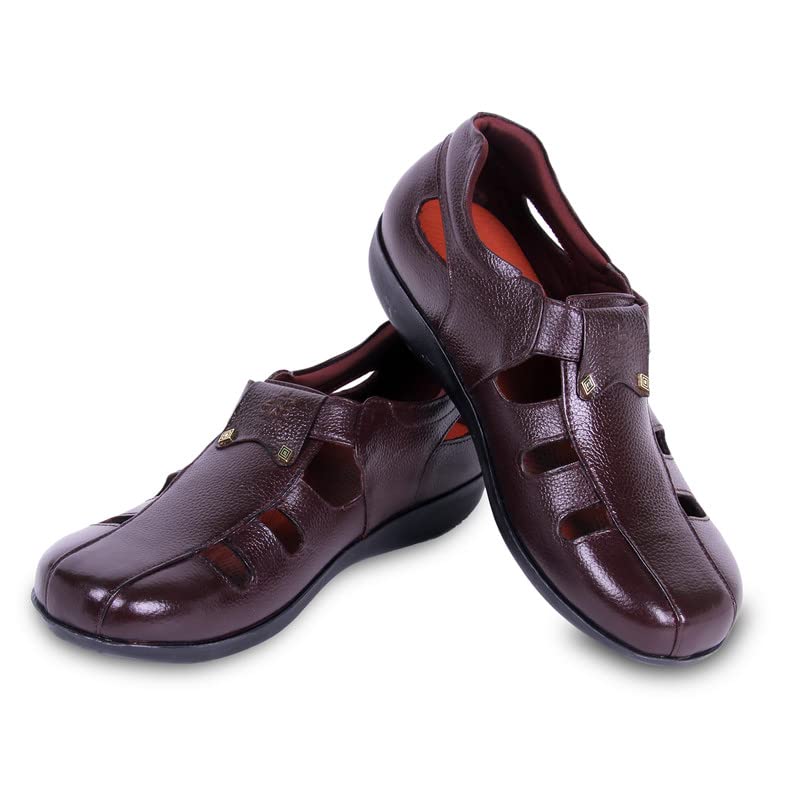Image of M.V.DIABETES HEALTHCAR-Designer Diabetic Footwear (DDF - 029) - diabetic and orthopedic Men's Footwear | extra soft, Light weight and comfortable