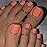 Outyua Orange Square Fake Toenails Solid Matte Press on Toe Nails Short Acrylic False Toes Nails Artificial Beach Full Cover Toenail for Women 24 Pcs (Orange)