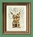 Yorkie puppy with butterfilies Yorkshire Terrier dog beautifully upcycled vintage dictionary page book art print