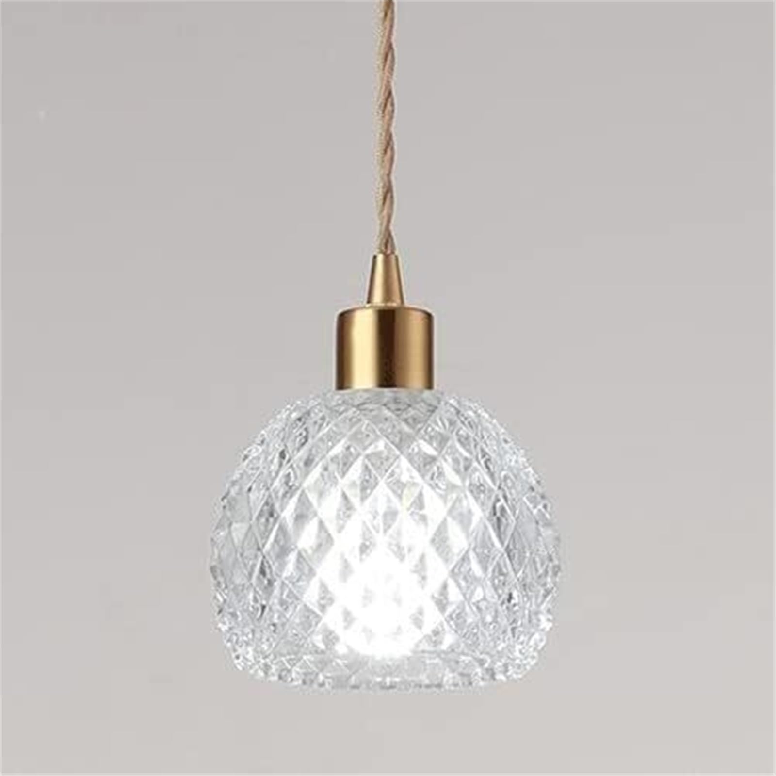 Lampe suspendue globe en verre pour éclairer votre table à manger